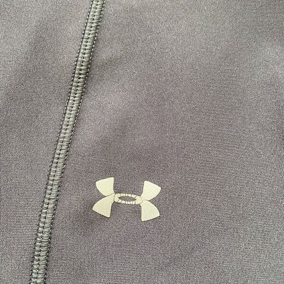 Under Armour Capris with teal mesh - Picture 2 of 9